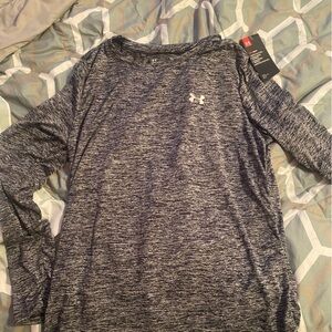 NWT Womens Under Armour gray long sleeve